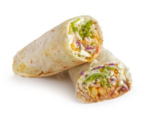 chicken shish wrap
