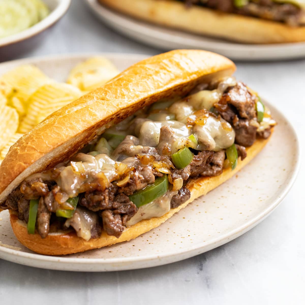 Philly Cheesesteak Order at kababees