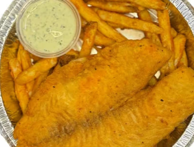 kababees Tilapia Fish with Fries 2 pcs